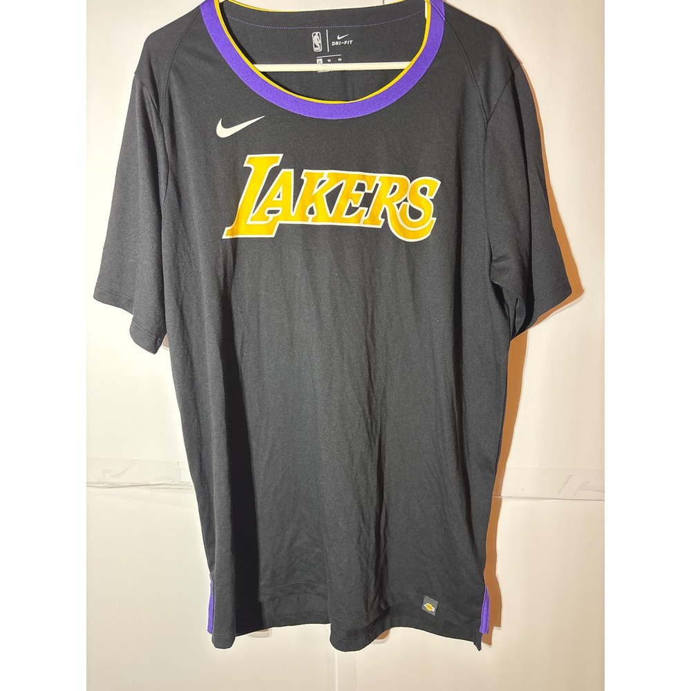 Nike Los Angeles Lakers Dri-Fit NBA Basketball Jersey T-Shirt Men's XL